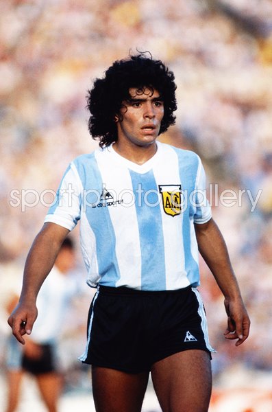 Diego Maradona Argentina 1981