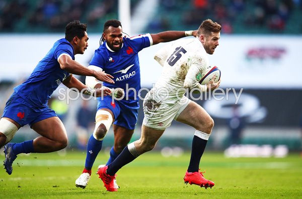 Elliot Daly England v France Autumn Nations Cup Final Twickenham 2020