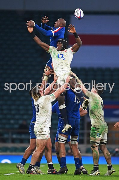 Maro Itoje England v France Autumn Nations Cup Final Twickenham 2020