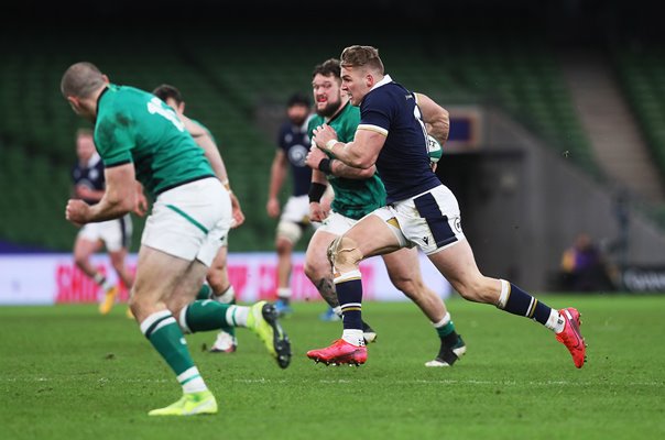 Duhan van der Merwe Scotland v Ireland Autumn Nations Cup 2020