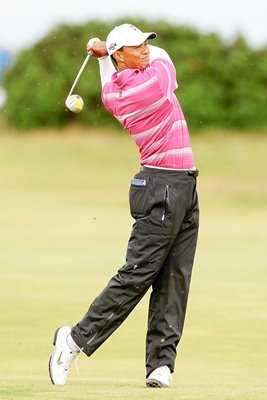 Tiger Woods 2010 Open Action Portrait