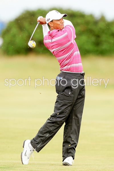 Tiger Woods 2010 Open Action Portrait