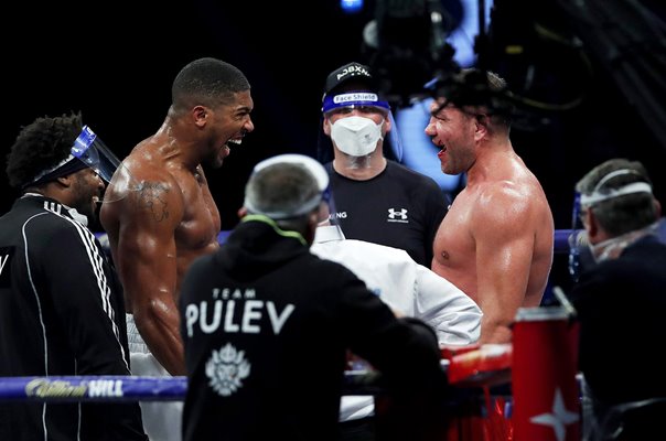 Warriors Anthony Joshua v Kubrat Pulev Wembley Arena 2020