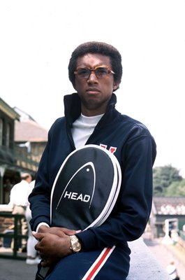 Arthur Ashe American Tennis Legend Queens Club London 1970