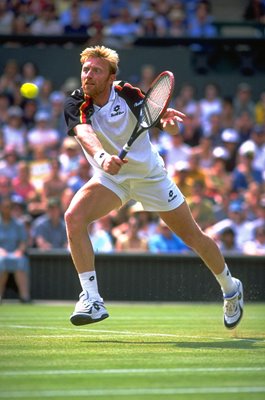 Boris Becker Germany v Lleyton Hewitt Wimbledon 1999