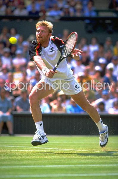 Boris Becker Germany v Lleyton Hewitt Wimbledon 1999