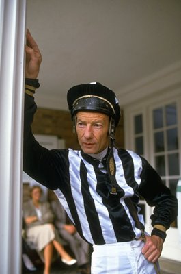 Lester Piggott Legendaey British Jockey Portrait
