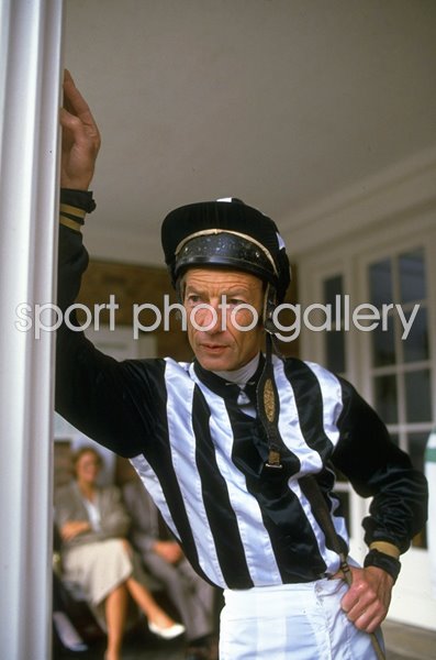 Lester Piggott Legendaey British Jockey Portrait