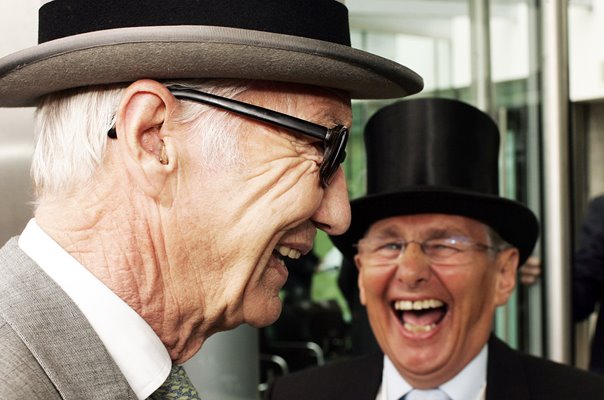 Lester Piggott & Willie Carson Legendary British Jockeys Royal Ascot 2007