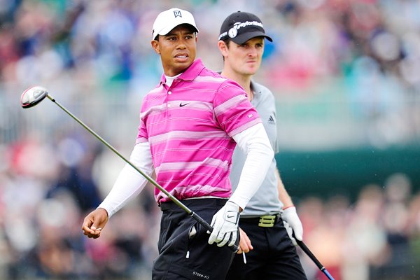 Tiger & Justin - First Round Open - St Andrews 