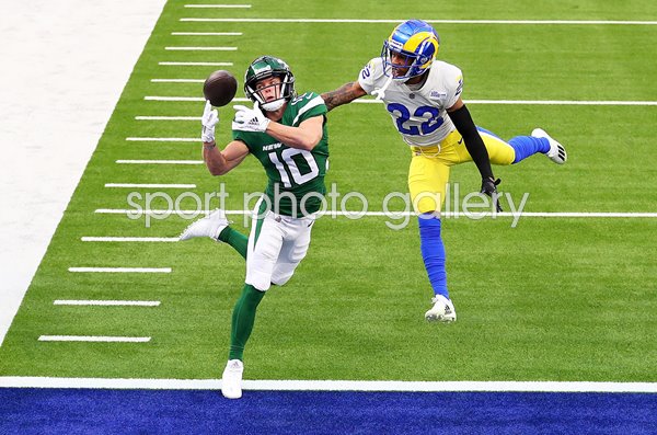 Braxton Berrios New York Jets v Troy Hill Los Angeles Rams 2020
