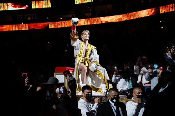 Ryan Garcia Ring Walk v Luke Campbell Dallas 2021