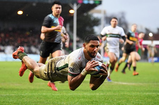 Curtis Rona London Irish scores v Harlequins Premiership Rugby 2020