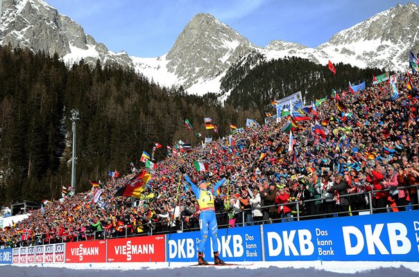 Dorothea Wierer Italy wins World Biathlon 10K Pursuit Antholz-Anterselva 2020