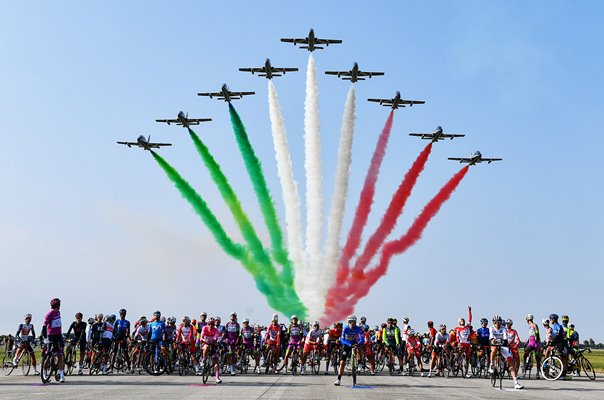 Frecce Tricolori Air Display Stage 15 Giro d'Italia 2020  