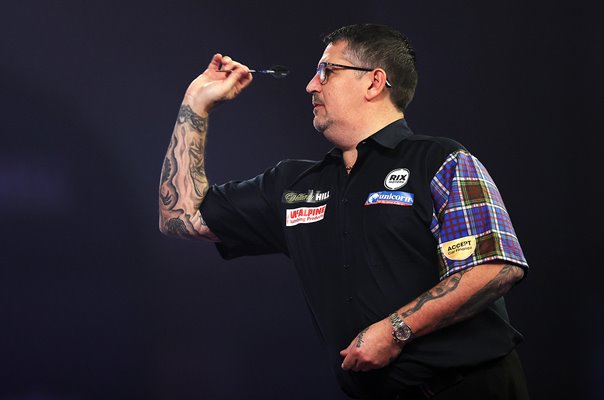 Gary Anderson Scotland PDC World Darts Final 2021