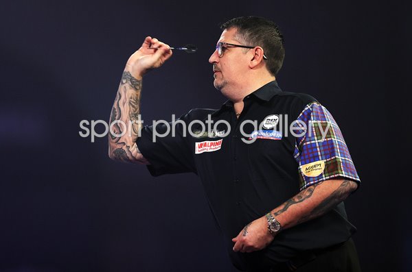 Gary Anderson Scotland PDC World Darts Final 2021