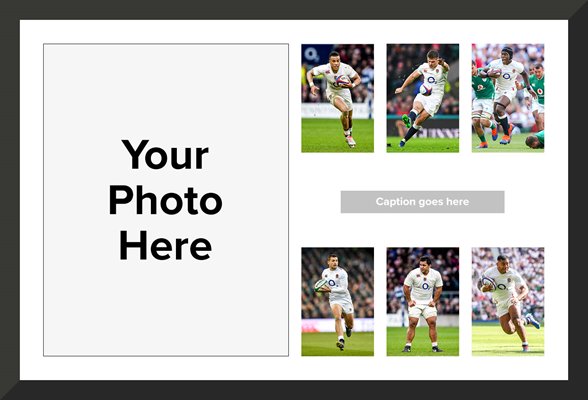 England Rugby Superstars Collage