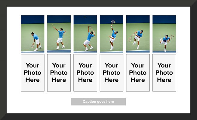 Roger Federer Tennis Serve Comparison Collage