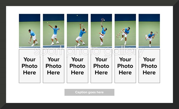 Roger Federer Tennis Serve Comparison Collage