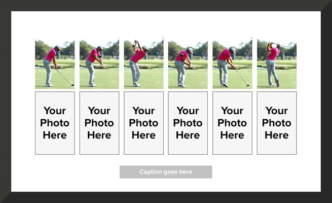 Dustin Johnson Golf Swing Comparison Collage
