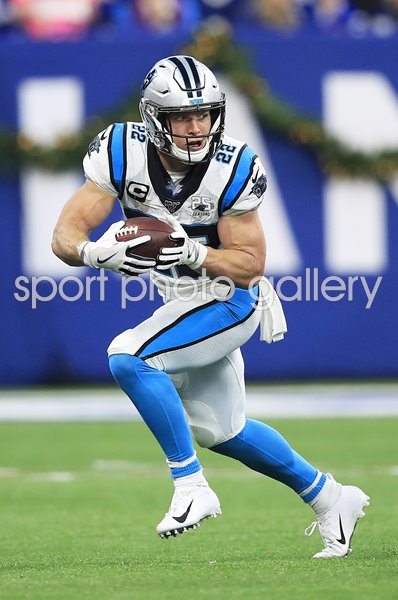 Christian McCaffrey Panthers v Colts Lucas Oil Stadium 2019