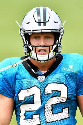 Christian McCaffrey Carolina Panthers Training Camp 2020