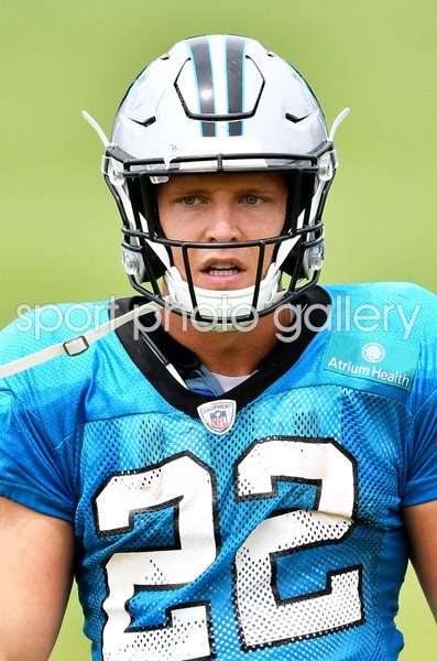 Christian McCaffrey Carolina Panthers Training Camp 2020