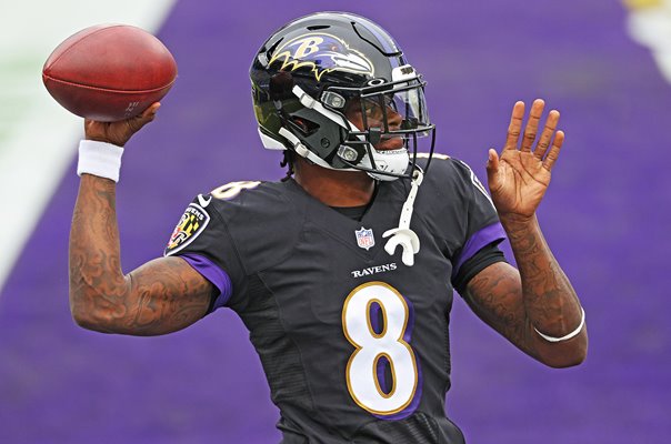 Quarterback Lamar Jackson Baltimore Ravens v Tennessee Titans 2020