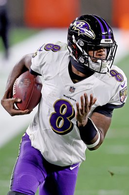 Lamar Jackson Baltimore Ravens v Cleveland Browns Ohio 2020