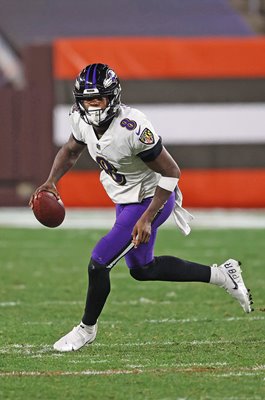 Lamar Jackson Baltimore Ravens QB v Cleveland Browns 2020