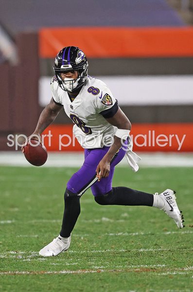 Lamar Jackson Baltimore Ravens QB v Cleveland Browns 2020