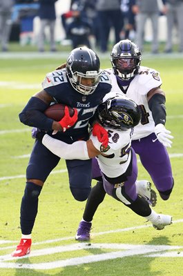 Running back Derrick Henry Tennessee Titans v Baltimore Ravens 2021