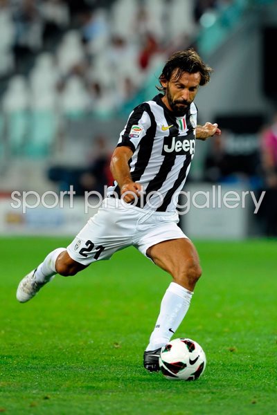 Andrea Pirlo scores for Juventus