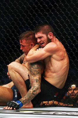 Khabib Nurmagomedov Russia dominates Dustin Poirier Abu Dhabi 2019