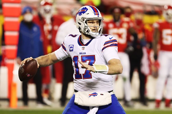 Josh Allen Buffalo Quarterback v Kansas City AFC Championship 2021