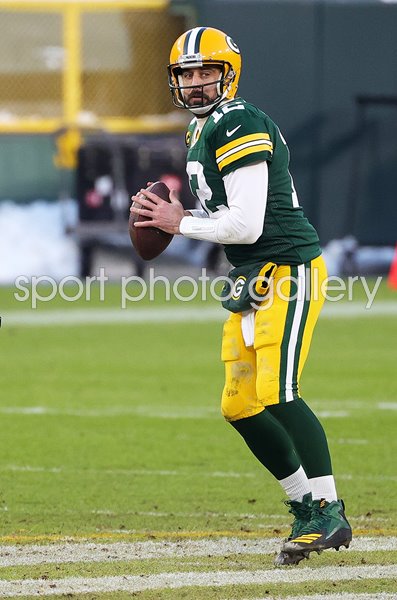 Aaron Rodgers Green Bay Packers v Tampa Bay NFC Championship 2021