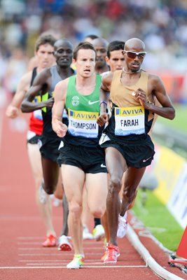 Mo Farah Aviva Birmingham Grand Prix 2012