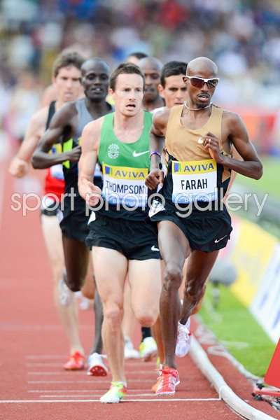 Mo Farah Aviva Birmingham Grand Prix 2012