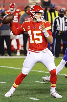 Patrick Mahomes Kansas City passes AFC Championship Game 2021