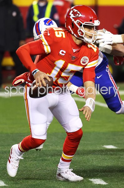 Patrick Mahomes Kansas City Quarterback AFC Championship Game 2021