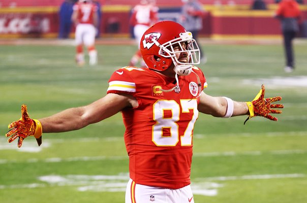 Travis Kelce Kansas City Chiefs AFC Championship Game 2021