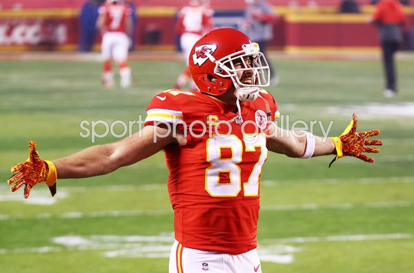 Travis Kelce Kansas City Chiefs AFC Championship Game 2021