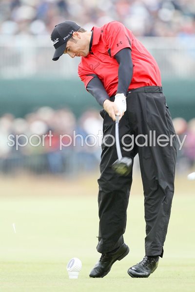 Ross Fisher drives during 2010 Open