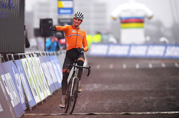 Mathieu Van Der Poel The Netherlands wins World Cyclo-Cross Oostende 2021 