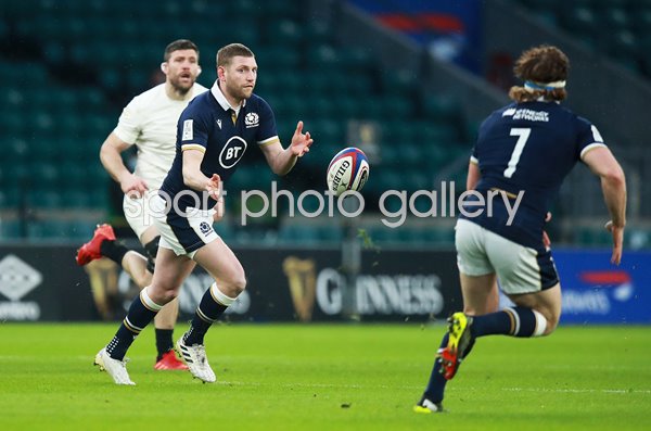 Finn Russell to Hamish Watson Scotland Twickenham Six Nations 2021