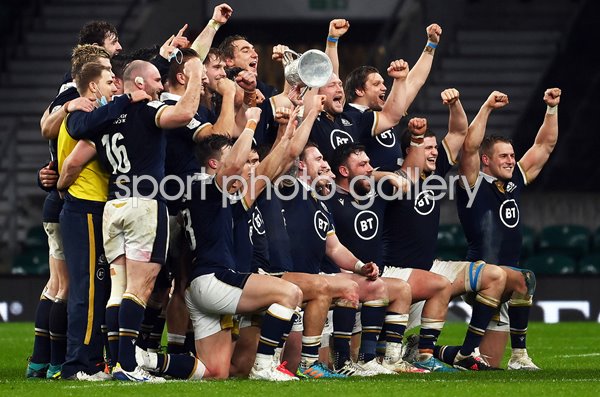 Scotland celebrate first Twickenham Calcutta win since 1983
