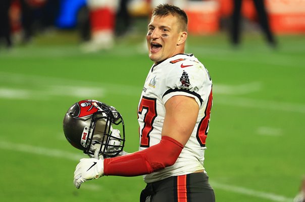 Rob Gronkowski Tampa Bay Buccaneers Super Bowl Winner 2021