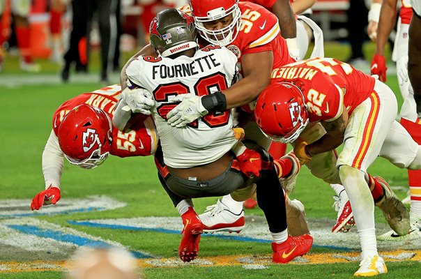 Kansas City Defence tackle Leonard Fournette Tampa Bay Super Bowl 2021