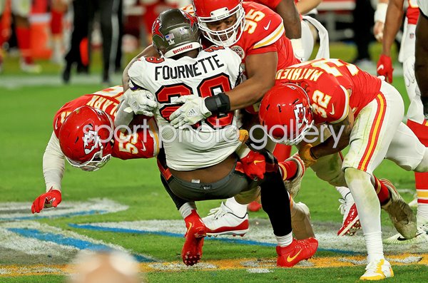 Kansas City Defence tackle Leonard Fournette Tampa Bay Super Bowl 2021